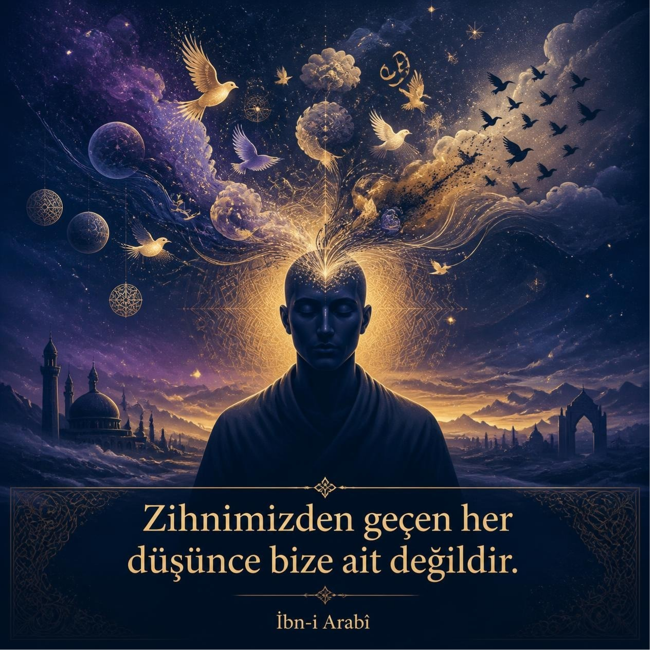 İBN-İ ARABİ DER'Kİ ZİHNİMİZDEN GEÇEN HER DÜŞÜNCE BİZE AİT DEĞİLDİR? PEKİ NEDEN...