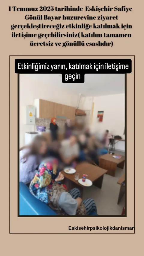 Eskişehir Saliye-Gönül Bayar Huzurevi Ziyareti
