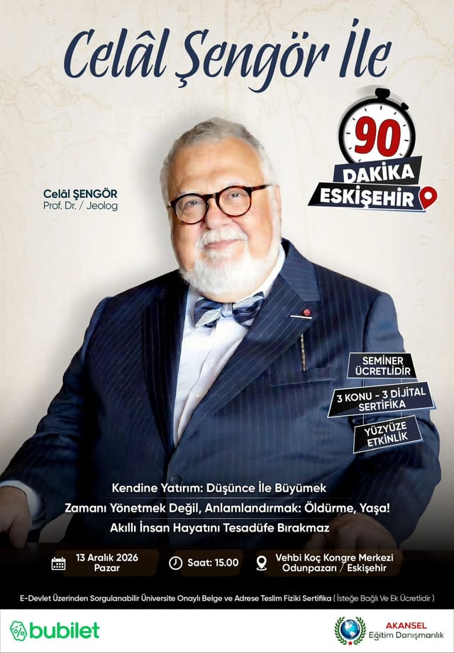 Celal Şengör ile 90 Dakika - Eskişehir